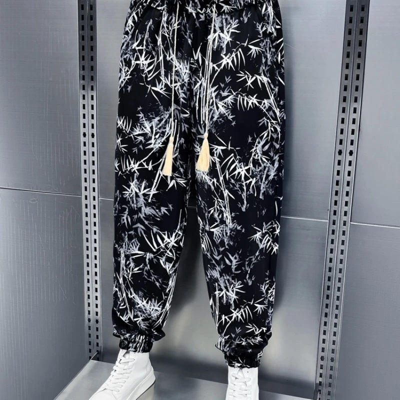 Comfortable Man Working Clothes for Men Sweat Pants Men's Harem Pants Breathable Loose Trousers Liquidation