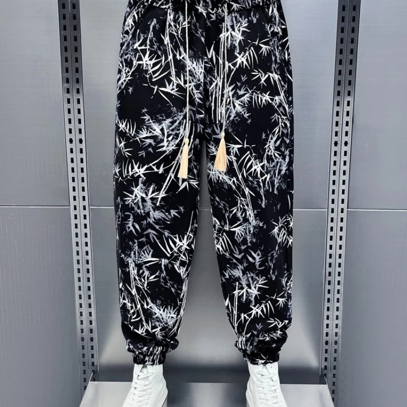 Comfortable Man Working Clothes for Men Sweat Pants Men's Harem Pants Breathable Loose Trousers Liquidation