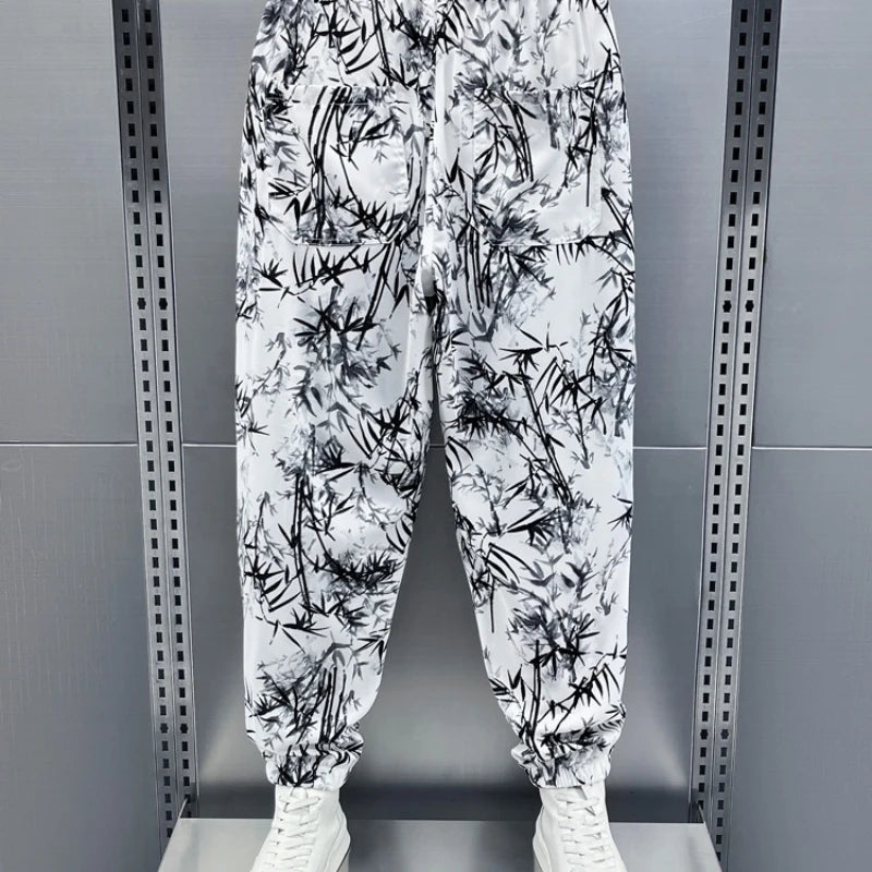 Comfortable Man Working Clothes for Men Sweat Pants Men's Harem Pants Breathable Loose Trousers Liquidation