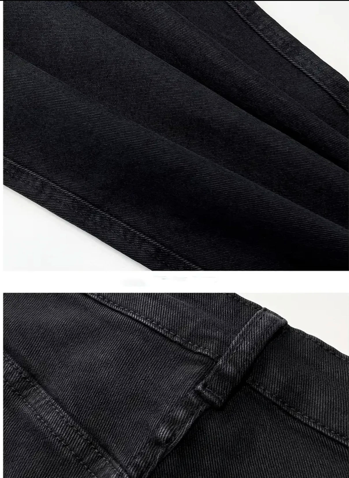 Men's Loose-fit Straight-leg Jeans  Durable and Washable Men's Denim Trousers for Men  Perfect Gift for Boyfriends and Husbands
