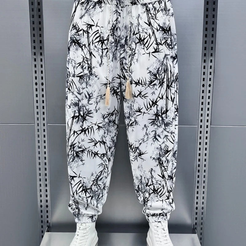 Comfortable Man Working Clothes for Men Sweat Pants Men's Harem Pants Breathable Loose Trousers Liquidation