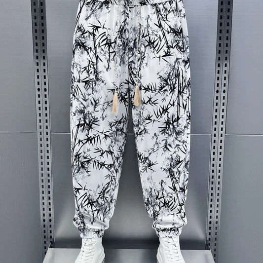 Comfortable Man Working Clothes for Men Sweat Pants Men's Harem Pants Breathable Loose Trousers Liquidation